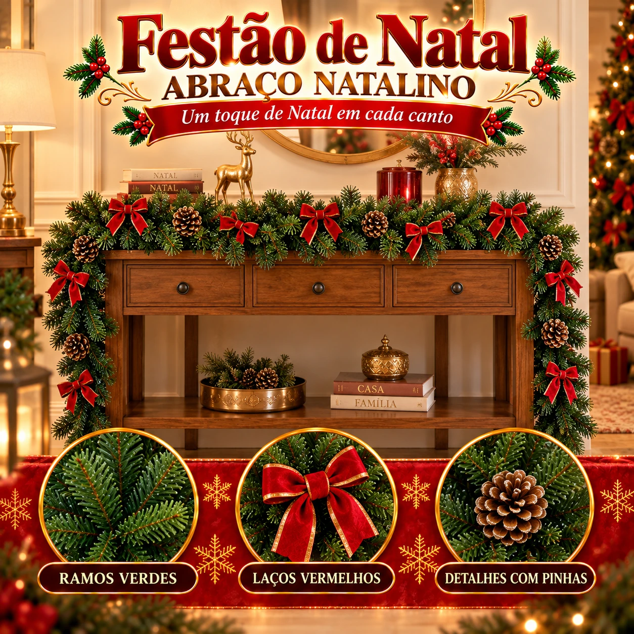 Festão de Natal — Abraço Natalino