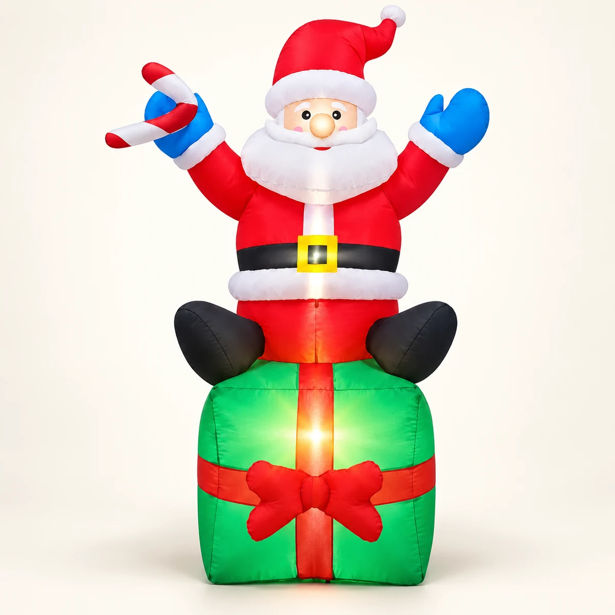 Papai Noel Inflável Gigante 1,90 m com LED